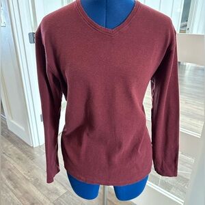 Vintage Barneys New York V-Neck Knit Sweater Pullover